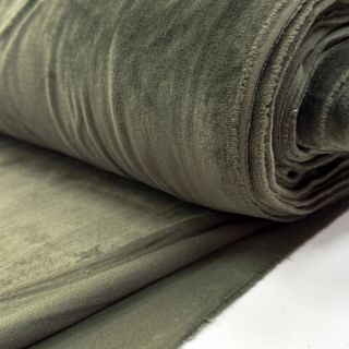 Samet VELVET STRETCH camo green
