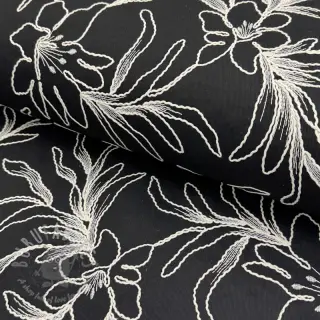 Pamuk EMBROIDERY GABARDINE Luana black
