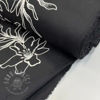 Pamuk EMBROIDERY GABARDINE Luana black