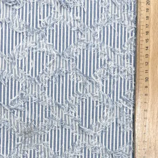 JEANS DENIM Ruffle stripes design A
