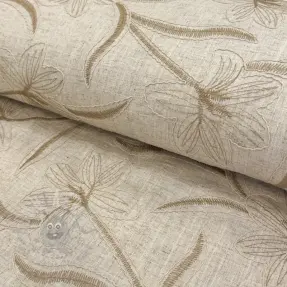 Viskoza s lanom Desert flowers design C