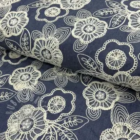 Pamuk JEANS EMBROIDERY Niva design A