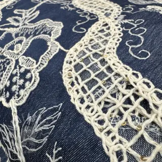 Pamuk JEANS EMBROIDERY Flora design A