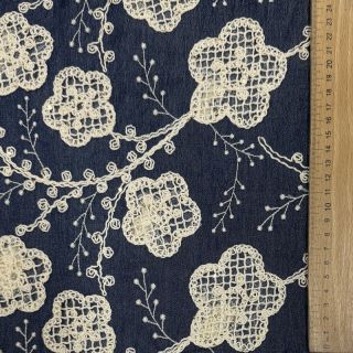 Pamuk JEANS EMBROIDERY Flora design C