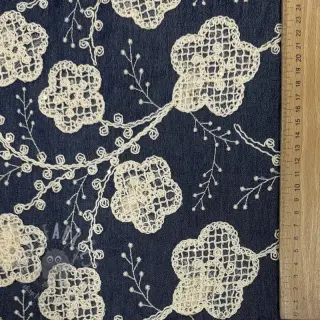 Pamuk JEANS EMBROIDERY Flora design C