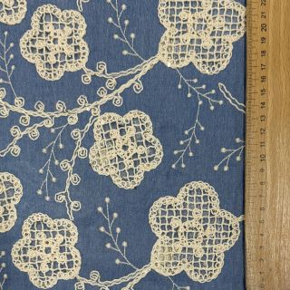 Pamuk JEANS EMBROIDERY Flora design D