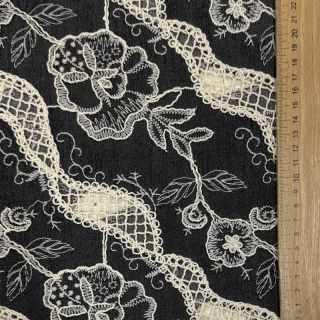 Pamuk JEANS EMBROIDERY Flora design E