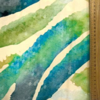 Viskoza SATIN Chloe blue digital print