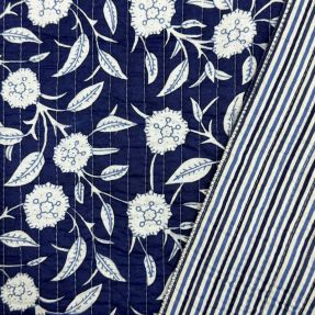 Pamuk QUILT Gange indigo