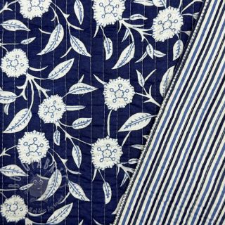 Pamuk QUILT Gange indigo