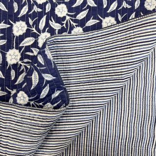 Pamuk QUILT Gange indigo