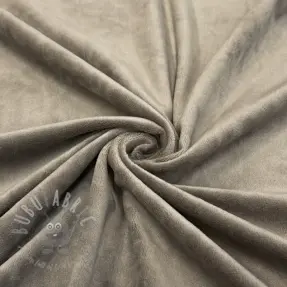 Samet VELVET STRETCH taupe