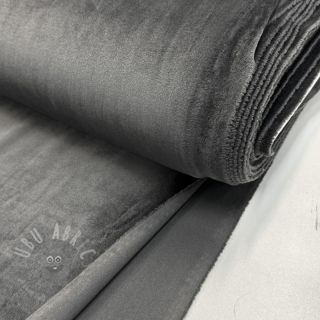 Samet VELVET STRETCH dark grey