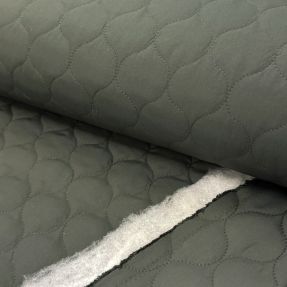 Prošivena tkanina Round moss green