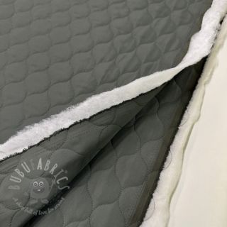 Prošivena tkanina Round moss green