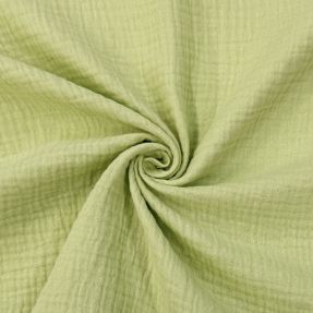 Tetra Tkanina/Muslin soft green ORGANIC