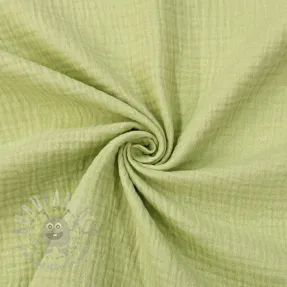Tetra Tkanina/Muslin soft green ORGANIC