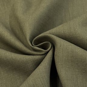 Laneno prano dark moss green