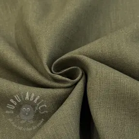Laneno prano dark moss green