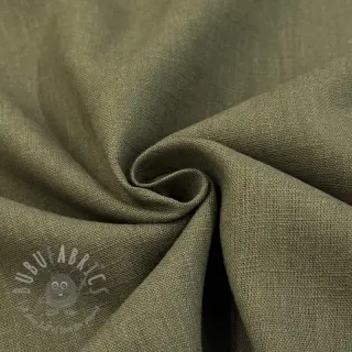 Laneno prano dark moss green