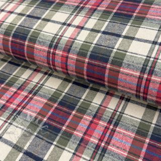 Pamučna tkanina YARN DYED CHECK BRUSHED pickle