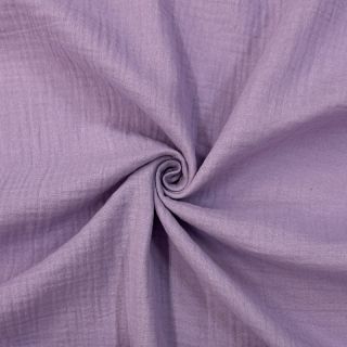Tetra Tkanina/Muslin dark lilac ORGANIC